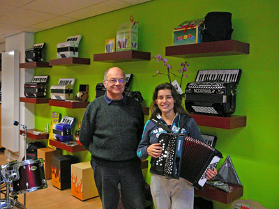 muziekwinkel accordeon